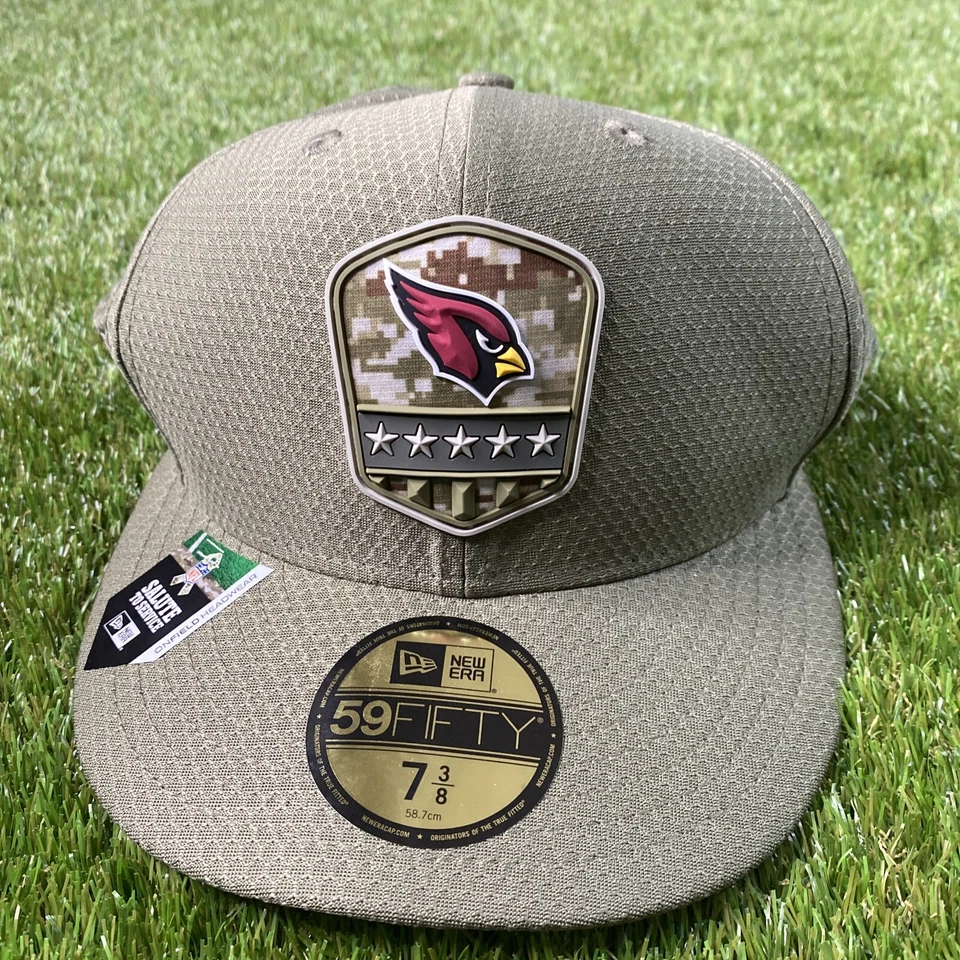 Arizona Cardinals NFL Era 59fifty Salute to Service Fitted Hat 7 1/2