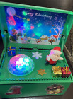 Music Box Glitter Ball Creative Santa Claus LED Music Box