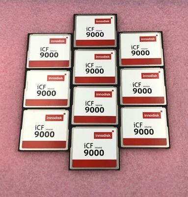 10PCS  INNODISK iCF 9000 CF card 4GB memory card Used, in excellent condition. - Image 1 of 3