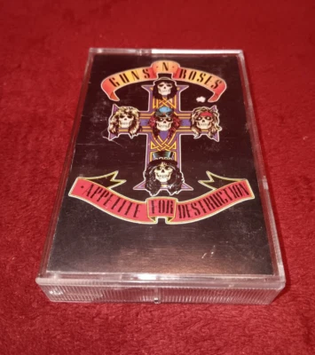 GUNS N' ROSES Appetite For Destruction 1987 Cassette Geffen GEF M5G 24148 - Image 1 of 4