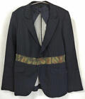 Comme Des Garcons Nvy Camouflage Line Stripe Tailored Jacket