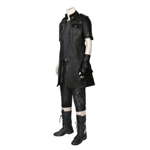 FF14 Noctis Lucis Caelum Costume Abito con Scarpe Cappotto Costume - Foto 1 di 36