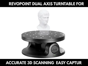 Platine vinyle double axe Revopoint neuve pour numérisation 3D précise capture facile - Photo 1/8
