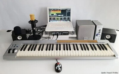 Apple MacBook Phonic FireFly 302 Plus M-Audio Keystation 61 Keyboard Mikrofon - Bild 1 von 4