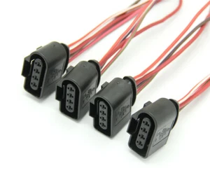 4Pin Ignition Coil Connector Wiring Plug For Audi A3 A4 S3 Q5 Q7 R8 3.0T - Picture 1 of 7