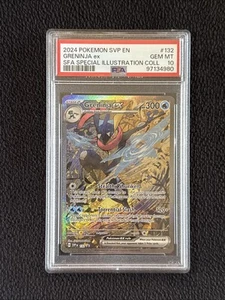 PSA 10 GEM MINT Greninja ex SVP 132 Pokemon Shrouded Fable Black Star Promo Card - Picture 1 of 2