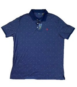 Polo Ralph Lauren Men’s Classic Fit Navy Blue Short Sleeve Polo Shirt XL NWT - Picture 1 of 9