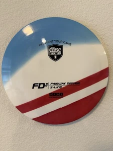 Double Dipped Blue Red Discmania S-Line FD3 174g - Picture 1 of 2