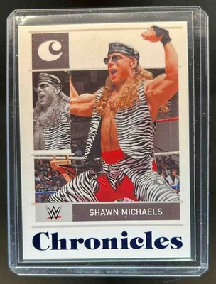 2022 Chronicles WWE Shawn Michaels Blue #/99 - Image 1 of 2
