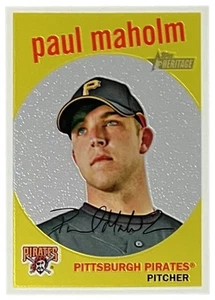 2008 Topps Heritage Chrome #C230 Paul Maholm  /1959 - Picture 1 of 2
