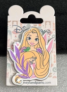 Prendedor Disney DLRP Enredado Floral Princesa Rapunzel Disneyland París - Imagen 1 de 1