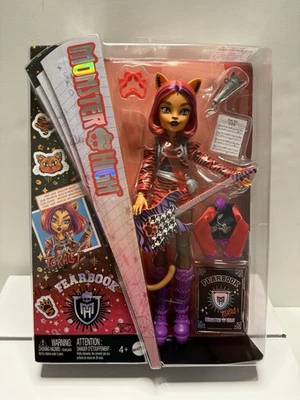 Mattel Monster High Toralei Fearbook Monster Music Club Cool Cat Nuevo Foto 1 de 4