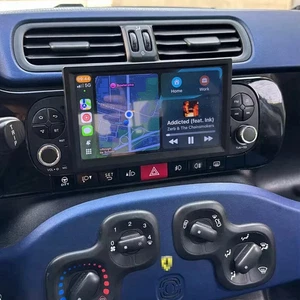 Autoradio 2 DIN Android 11 7" CarPlay GPS BT Wi-Fi per Fiat Panda 2012-24 - Foto 1 di 12