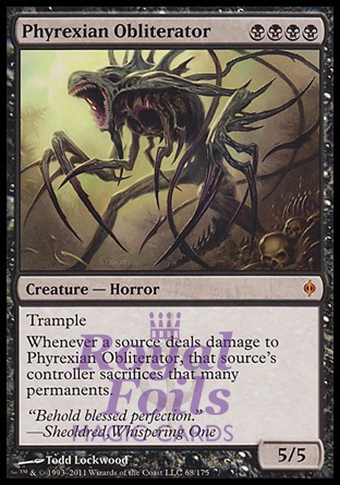 Phyrexian Obliterator 1x FOIL NPH MTG New Phyrexia Mythic MINT black - Image 1 of 3
