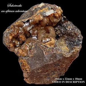 Smithsonite and coronadite - Rosh Pinah mine Namibia - Picture 1 of 12