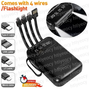 9000000 mAh Powerbank USB per Samsung A33 A52S A53 A13 S21FE S21 A22 5G S22 Ultra - Foto 1 di 16