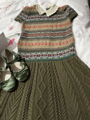 Ralph Lauren Green Wool Fair aisle Holiday Stunner. Sz 6 ….Match Shoe Avail - Image 1 of 4