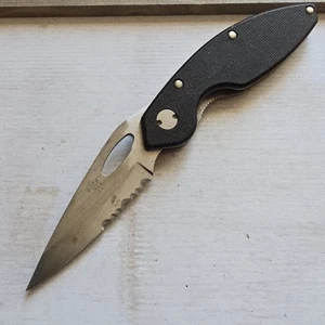 CUCHILLO BUCK KNIVES 186 ODYSSEY PLEGABLE LINERLOCK PARTE DENTADA - Imagen 1 de 7