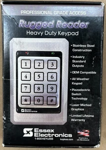 ESSEX ELECTRONICS RUGGED READER HEAVY DUTY KEYPAD (mcH89) - Picture 1 of 10