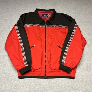 Vintage Men’s Detroit Red Wings Pro Player Jacket XL Full Zip NHL Hockey Red - Picture 1 of 14