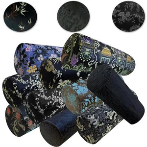 Bolster Cover*Chinese Rayon Brocade Neck Roll Long Tube Yoga Pillow Case*BL24 - Picture 1 of 46
