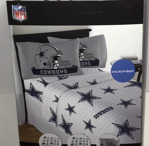 Northwest NFL DALLAS COWBOYS “Monument” FULL 4 PC SHEET SET NWT Cover