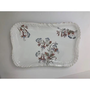 Vintage Blumenplatte - 10" - Bild 1 von 7