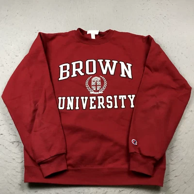 Sudadera Brown Bears Para Hombre Mediana Roja Campeón Cuello Redondo Ivy League NCAA Foto 1 de 4