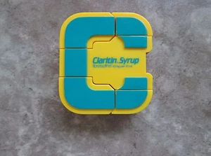 CLARITAN ALPHABOTS Alphabet Letter "C" with Claritan Syrup Advertising - NEW - Picture 1 of 2