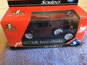 Solido 4077 Rolls Royce Cabriolet Diecast Car : Brown -1:43 scale - Picture 1 of 1