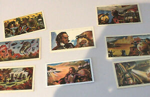 8x Dr Who & the Daleks 1960s sweet cards - rare!