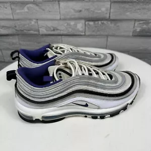 Nike Air Max 97 Airmoji White Purple DD9598-100 Mens Size 8 - Picture 1 of 11