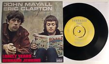 Early John Mayall and Eric Clapton / Lonely Years & Bernard Jenkins  45 & PS NM+