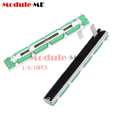 5/10 Stück 75 mm Behringer Fader B10K Zweikanal gerades Schiebepotentiometer B103 - Bild 1 von 4