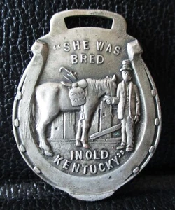 1907 She Was Bred Kentucky Horse Green River Whiskey Watch Fob Marine Hospital - Picture 1 of 3