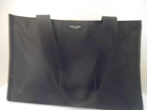 Kate Spade Black Canvas Tote Large - Picture 1 of 5