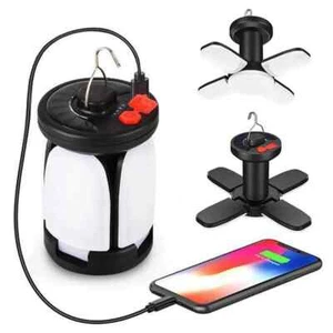 Lampe de Camping Rechargeable LED 6Modes d'Eclairage 18W USB IPX4 Étanche - Imagen 1 de 4