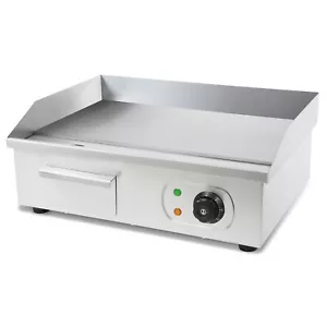vertes Grillplatte Bratplatte Plancha Grill Elektrisch 3000W, Edelstahl, Glatt - Bild 1 von 8
