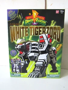 Bandai Mighty Morphin Power Rangers Legacy White Tigerzord Toys R Us Exclusivo - Imagen 1 de 9
