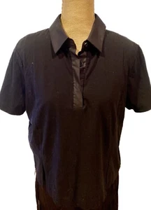 DKNY FABULOUS LADIES TOP WITH UNIQUE DETAILS: LONG SHEAR FABRIC TUNIC , size M - Picture 1 of 21