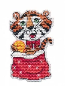 Money Tiger. Magnet 1435 Oven Counted Cross Stitch Kit - Picture 1 of 2