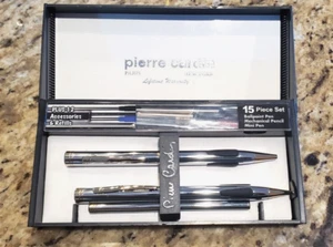 Pierre Cardin Ballpoint Pen & Mechanical Pencil Silver 15 pc set W/PDA stylus - Picture 1 of 6