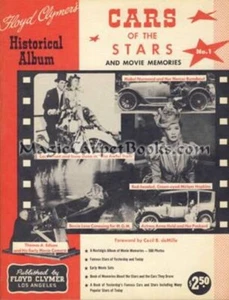 1954 CARS OF THE MOVIE STARS Hollywood MOVIES Film History PHOTOS First Edition - Picture 1 of 1