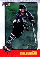 1998 Bowman CHL Chrome OPC International #49 Jason Deleurme