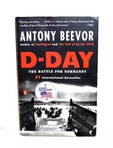BOOK PB Antony Beevor WWII Normandy Invasion War Military History France D-DAY - Picture 1 of 1
