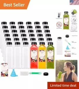 Premium 12oz Reusable Beverage Containers with Leak-Proof Lids - 36 Count - Picture 1 of 9