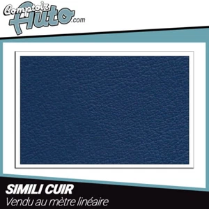 Kunst Leder Blau Azur für Abdeckung Und Konfekt 140cm Von Breite - Bild 1 von 2