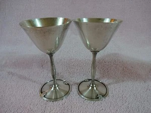 Two Wilcox International Silver Plate Co. 56 N Goblets - Picture 1 of 5