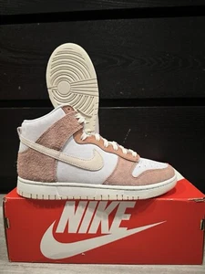 Nike Dunk High Retro Premium Fossil Rose DH7576 400 Men's Sz 9 - Picture 1 of 7