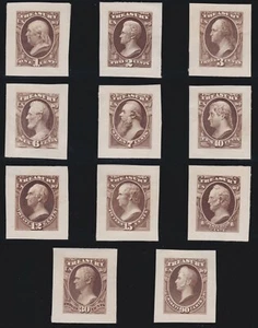 US O72P2-O82P2 Treasury Department Roosevelt Die Proofs 1 of 85 XF-Gem SCV $1100 - Picture 1 of 1